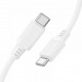 Кабель Type-C - Type-C BOROFONE BX115 (60W/1m/силиконовый) белый#2102413