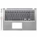 Топ-панель для ноутбука Asus D515DA  серебро, серые клавиши без подсветки (для моделей с SD-портом)#2084131