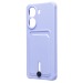 Чехол-накладка - SC304 с картхолдером для "Xiaomi Poco X7 Pro" (light violet) (239086)#2087006