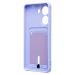 Чехол-накладка - SC304 с картхолдером для "Xiaomi Poco X7 Pro" (light violet) (239086)#2087004