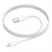 Кабель USB - Apple lightning BOROFONE BX117 (белый) 1м#2086212