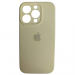 Чехол силиконовый Silicone Case ORG iPhone 15 Pro (защита камеры) светло-желтый#2088036