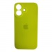 Чехол силиконовый Silicone Case ORG iPhone 16 (защита камеры) ярко-желтый#2087964