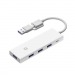 XIAOMI Разветвитель двойной (4 в1/PD/удлинитель-концентратор/док-станция/адаптер USB 3.0)#2088342