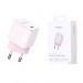 Сетевое зарядное устройство THREEKEY TK-116 GaN USB-C (30W), цвет розовый#2088321