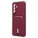 Чехол-накладка - SC304 с картхолдером для "Samsung Galaxy A36 5G" (bordo) (239403)#2129035