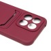 Чехол-накладка - SC304 с картхолдером для "Honor X8c" (bordo) (239106)#2095802