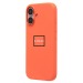 Чехол-накладка ORG Silicone Case SafeMag с анимацией для "Apple iPhone 16" (tangerine) (239530)#2138872