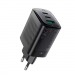 Сетевое зарядное устройство Type-C Acefast A108 (67W, PD, 3 порта, GaN) Черный#2091490