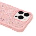 Чехол-накладка - PC071 POSH SHINE для "Apple iPhone 14 Pro" россыпь кристаллов (pink) (231596)#2095751