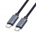 Кабель Type-C - Type-C HOCO U134 (240W/1,8m) черный#2091131