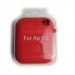 Чехол для наушников AirPods 1/2 Protection Case с карабином (18) красный#2095773