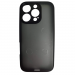 Чехол силикон-пластик iPhone 16 Pro матовый с окантовкой черный#2092486