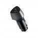 Автомобильный адаптер 2гн. (1гн.USB-A QC3.0 18W +1гн.Type-C PD 20W) 20W, чёрный "Rexant"#2093733
