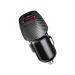 Автомобильный адаптер 2гн. (1гн.USB-A QC3.0 18W +1гн.Type-C PD 20W) 38W, чёрный "Rexant"#2093734