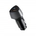 Автомобильный адаптер 2гн. (1гн.USB-A QC3.0 18W +1гн.Type-C PD 30W) 51W, чёрный "Rexant"#2093735