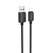 Кабель USB Hoco X113 Apple черный 1м#2102407