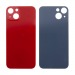 Задняя крышка для iPhone 13 (A2635) Красный (стекло, узкий вырез под камеру, логотип) - Премиум#2096188