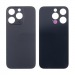 Задняя крышка для iPhone 14 Pro (A2891) Черный (стекло, узкий вырез под камеру, логотип) - Премиум#2096178