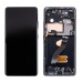 Дисплей для Samsung Galaxy S21 Ultra (G998B) модуль с рамкой Черный - OR Ref. (SP)#2121004