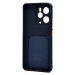 Чехол-накладка - SC337 с картхолдером для "Realme 14 5G Global" (dark blue) (239778)#2096590
