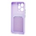 Чехол-накладка - SC337 с картхолдером для "Realme 14 5G Global" (light violet) (239779)#2096587