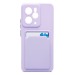 Чехол-накладка - SC337 с картхолдером для "Realme 14 5G Global" (light violet) (239779)#2096589