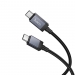 Кабель Type-C - Type-C Hoco X118 60W 1м черный#2096306