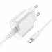 Адаптер сетевой Hoco C109A PD20W +кабель Type-C/Type-C, цвет белый#2119940