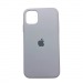 Чехол iPhone 11 Silicone Case (c Лого) №09 Белый#2100408