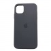Чехол iPhone 13 Silicone Case (c Лого) №15 Серая Сажа#2100412