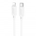 Кабель Type-C - Lightning Hoco X88 (3A, 27W, PD, 2 м) Белый#2096760