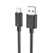 Кабель USB - MicroUSB Hoco X88 (2.4A, 2 м) Черный#2101955