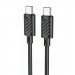 Кабель Type-C - Type-C Hoco X88 (5A, 60W, 2 м) Черный#2100354