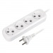 Удлинитель SMARTBUY, 4 гнезда 7 метров 10А/2,2кВт без заземления ПВС 2х1,0#2098491