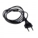 Сетевой шнур 2х0,5 мм², 1,8 м черный, шт#2099561