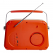 Радиоприёмник БЗРП Fresh РП-341 (УКВ 87.5-108МГц, DC5В, Акб. BT/USB/AUX), оранжевый#2142632