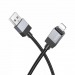 Кабель USB - Lightning HOCO X110 (2,4А/1m/текстиль) черный#2102403