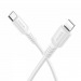 Кабель Type-C - Apple Lightning BOROFONE BX116 (27W/1m/текстиль) белый#2102425
