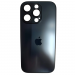 Чехол силикон-пластик iPhone 16 Pro стеклянный матовый с логотипом темно-синий#2109984