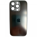 Чехол силикон-пластик iPhone 16 Pro стеклянный матовый с логотипом серый#2109983