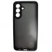 Чехол силиконовый Samsung S24 Plus матовый с окантовкой черный#2100080