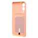 Чехол-накладка - SC304 с картхолдером для "Samsung Galaxy S25 Edge" (light pink) (240408)#2139831