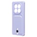 Чехол-накладка - SC304 с картхолдером для "Xiaomi Redmi Note 14 Pro 4G" (light violet) (240446)#2103550