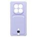 Чехол-накладка - SC304 с картхолдером для "Xiaomi Redmi Note 14 Pro 4G" (light violet) (240446)#2103549