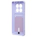 Чехол-накладка - SC304 с картхолдером для "Xiaomi Redmi Note 14 Pro 4G" (light violet) (240446)#2139827
