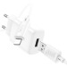 Адаптер Сетевой с кабелем Hoco C134A Solid USB 2,4A/12W (USB/Lightning) (white) (240260)#2103992
