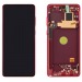 Дисплей для Samsung N770F Galaxy Note10 Lite в рамке + тачскрин (красный) 100%#2104417