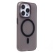 Чехол-накладка - SM038 SafeMag для "Apple iPhone 15 Pro Max" (black/matte transparent) (240532)#2103844