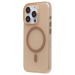 Чехол-накладка - SM038 SafeMag для "Apple iPhone 15 Pro Max" (gold/matte transparent) (240534)#2103837